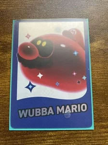 Super Mario Bros. Wonder Trading Cards -  WUBBA MARIO (Holofoil) Nintendo - Picture 1 of 1