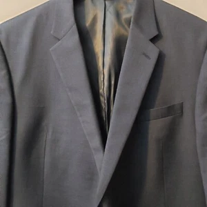 Pronto Uomo 100% Wolle Blau Herren Platin Blazer Gr. 48 L Executive Fit (Relaxed) - Bild 1 von 8