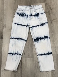 JUSTICE Girls Size 7  Mini Mom Bleach Jean - Picture 1 of 8