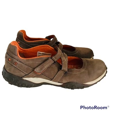 Timberland Smart Marrón Naranja Cuero Cómodo Ballet Pisos Mujer 8.5M Mary Jane Foto 1 de 4