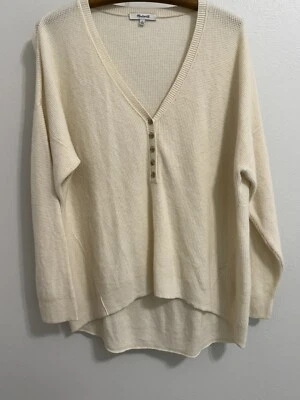 Suéter Madewell Mujer Grande Mezcla Lana Alpaca Beige BOHO (T1575M) Foto 1 de 4