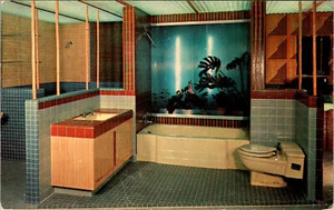 MIAMI, FLORIDA - MÁRMOL Y AZULEJOS INTERESTATALES - POSTAL PUBLICITARIA DE MUESTRA VINTAGE - Imagen 1 de 2