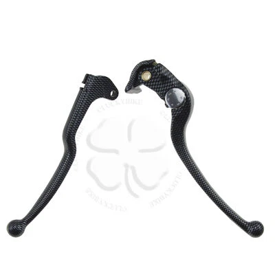 Brake & Clutch Hand Levers Carbon For Suzuki GSXR 600 750 04-05 Handle Hand - Image 1 of 4