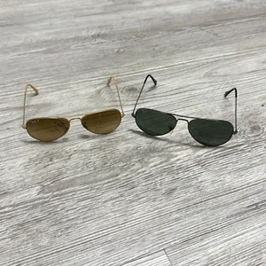 2 x Ray Ban RB 3025 Rahmen nur goldfarben silber für Teile wie abgebildet Made in Italy - Bild 1 von 9