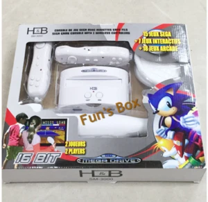 ☆☆☆ Console Sega Megadrive SM-3000 + 2 manettes sans fil + 40 jeux MEGADRIVE ☆☆☆ - Picture 1 of 3