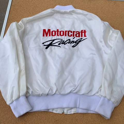 Vintage Holloway Motorcraft Racing NHRA Drag Racing Member Jacket Size XL Cover