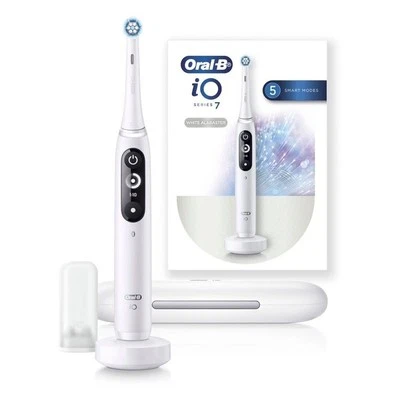 Oral-B iO 7 Series Rechargeable Toothbrush with Travel Case - White - image 1 of 4