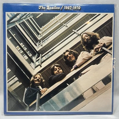 THE BEATLES - 1967-1970 Blue Album 1973 2xLP Vinyl LP Apple Records SKBO 3404 - Image 1 of 4