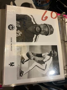 Extrem selten Eddie Murray New York Mets signiert 8x10 Promo Hof - Bild 1 von 1