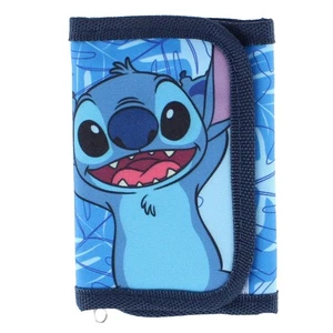 Textiel Trade Kid's Disney Lilo & Stitch Hawiian Hook & Loop Tri Fold Wallet - Picture 1 of 9