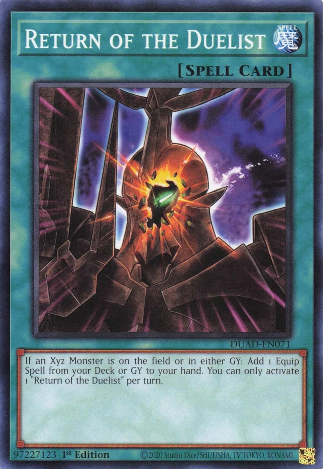 Return of the Duelist (card) DUAD-EN071 1st Edition - NM - Image 1 of 1