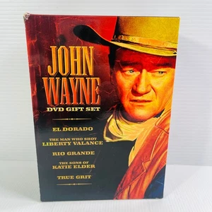 John Wayne - DVD Gift Set - 5 Movies PAL El Dorado True Grit Western - Picture 1 of 5