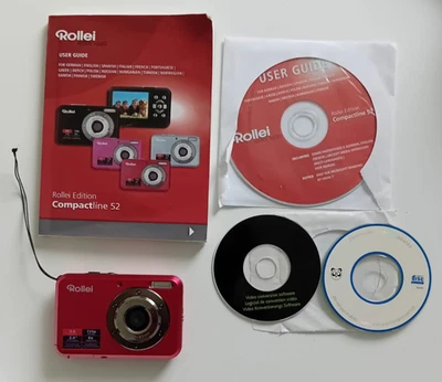 Rollei Compactline 52 5,0 MP Digitalkamera mit 32GB Speicher - Bild 1 von 3