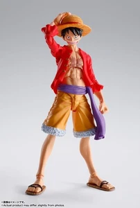S.H. FIGUARTS ONE PIECE ACTION FIGURE MONKEY D. LUFFY RAID ON ONIGASHIMA 14CM - Imagen 1 de 11