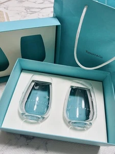 Tiffany & Co. Jardin stemless pair glass - Picture 1 of 4