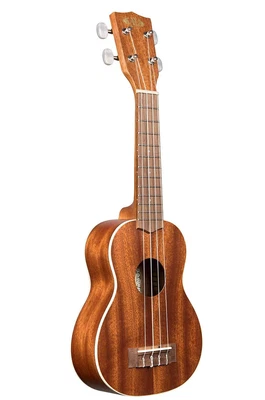 Satin Mahogany Soprano Artisan Made Ukulele - Classic Natural Finish (4 String) - Image 1 of 4