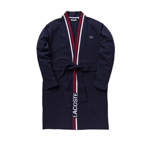 Lacoste Herren Morgenmantel Blau Bademantel Größe M L - Bild 1 von 4