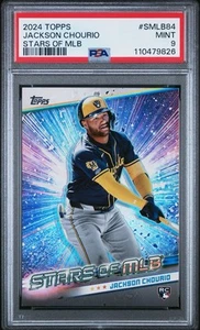 2024 Topps Update Series - Stars of Mlb Jackson Chourio #SMLB-84 (RC) PSA 9 - Bild 1 von 2