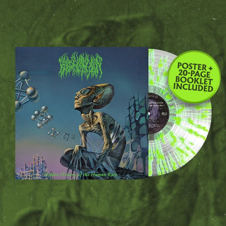 Hidden History of the Human Race-Blood Incantation Vinyl Clear  splatter PRESALE - Image 1 of 1