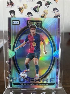 2024-25 Panini Select La Liga Select Future Pau Cubarsi Silver Refractor - Picture 1 of 2
