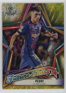2021-22 Topps UCL Collection Jade Edition Future Stars Yellow /50 Pedri #FS-01 - Picture 1 of 3