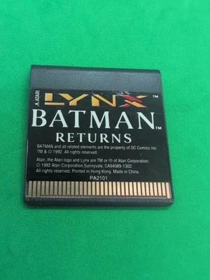Batman Returns Atari Lynx 1992 Video Game Cartridge Only TESTED - Image 1 of 2
