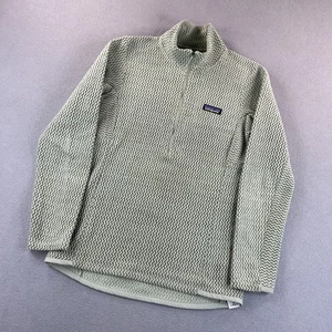 Chaqueta Patagonia para mujer S R1 Air cremallera cuello jacquard polar tejido gofre 1/2 cremallera - Imagen 1 de 10