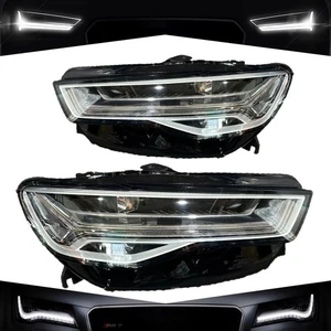 Matrix LED Headlights R & L 4G0941784 4G0941783 For 2016-2018 Audi A6 S6 RS6 C7 - Bild 1 von 27