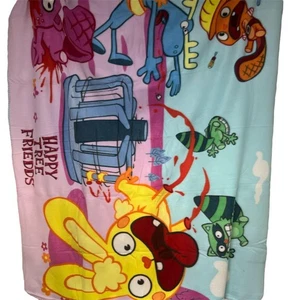 Happy Tree Friends Große Fleecedecke Auslaufmodell Selten - Bild 1 von 2