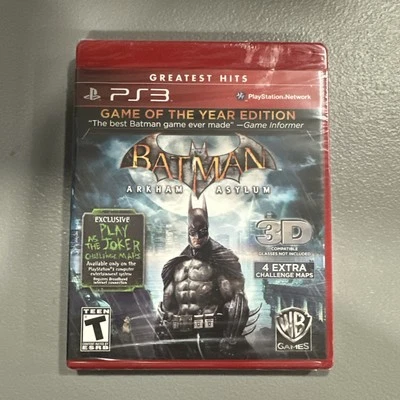 Batman Arkham Asylum Sony PlayStation 3, 2009 NEW & SEALED - Image 1 of 4