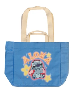 Disney Classics Lilo & Stitch Aloha Premium Tote Blue NEW SEALED - Picture 1 of 3