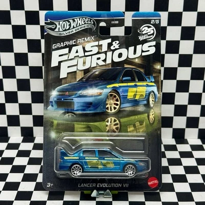 2025 Hot Wheels Silver series Fast Furious  MITSUBISHI LANCER EVOLUTION VII  HTF - Image 1 of 4