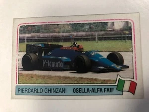 PIERCARLO GHINZANI OSELLA-ALFA FA1F FORMULA 1 GRAND PRIX 1984 PANINI PLASTIC. - Picture 1 of 2