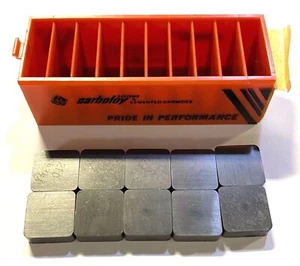Carboloy Cemented Carbide Inserts SNG 434A Grade 210 USA Made 10 Pack - Picture 1 of 1