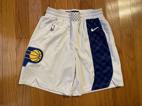 Indiana Pacers 2019-20 City Edition Player Cut Shorts Size 38 Large NBA Cover