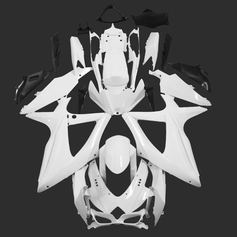 Kit de carenado sin pintar para Suzuki GSXR600 / 750 2008-2010 2009 carrocería de inyección ABS Foto 1 de 4