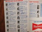 JIM  IZARD (Died in 2006)Signed 1987  DePaul Women&#39;s Basketball Poster(17 Signed