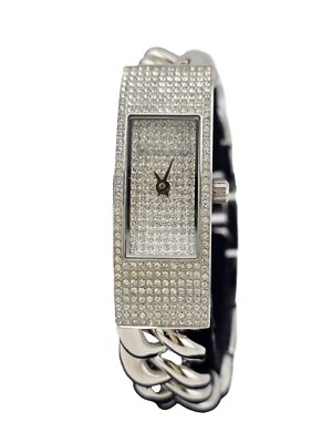 Reloj para mujer Michael Kors esfera plateada cristal acero inoxidable - MK3305 Foto 1 de 3