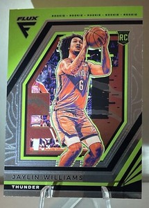 🔥 JAYLIN WILLIAMS OKC THUNDER  2022-23 Panini Flux Rookie 🔥
