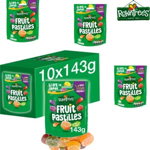 Rowntrees Fruit Pastilles Sharing Pouch 143g A Sharing Bag Fruit Flavour - Picture 1 of 3