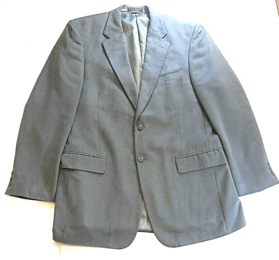 boat house row Super Suede Grey 2 BUTTON BLAZER COAT Men's Jacket Size L42  - Image 1 of 4