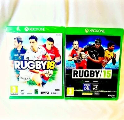 Rugby | Xbox One | Games | Collection | (NEW) | (SEALED) | Rugby 15 | RUGBY 18 - Image 1 of 4