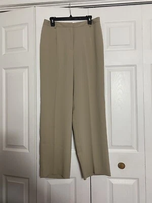 Pantalones de vestir Yansi Fugel talla 12 tostados bolsillos de pierna ancha para mujer’s Foto 1 de 3