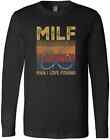 Milf Man I Love Fishing Funny Retro Vintage Friends Family Gift Trendy T-Shirt