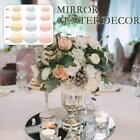Gold Mirror Centerpieces For Tables Round Mirror Plates Set Wedding ∞ Fo S9M4
