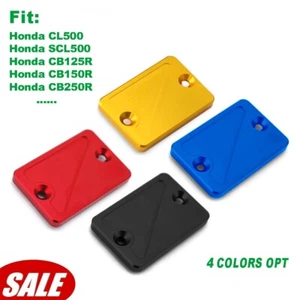 For Honda CL500 SCL500 CB 125R 150R 250R/F 300R/F CNC Front Brake Reservoir Cap - Picture 1 of 24
