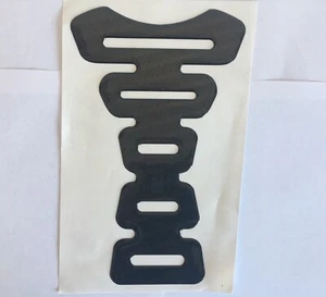 Motorbike Tank Protector Carbon Effect Motorcycle Spine Sports Bike Vented Yam - Picture 1 of 4