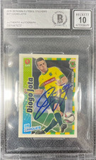 Diogo Jota Signed 2015-16 Panini Futebol Rookie Sticker #371 - BGS 10