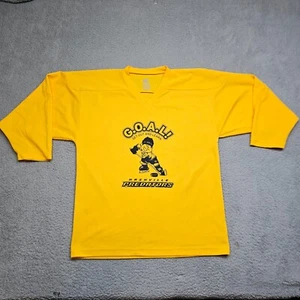 Nashville Predators Jersey Youth XL Yellow GOAL Long Sleeve Get Out And Learn - Picture 1 of 19