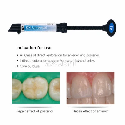 Dentex Dental Universal Light Cure Composite Resin Refill Syringe A2 Shade 4g/pc - Image 1 of 4